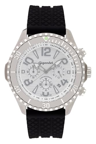 Montre Gigandet Hommes Analogique avec Bracelet Silicone Premium 13VNAG23NE