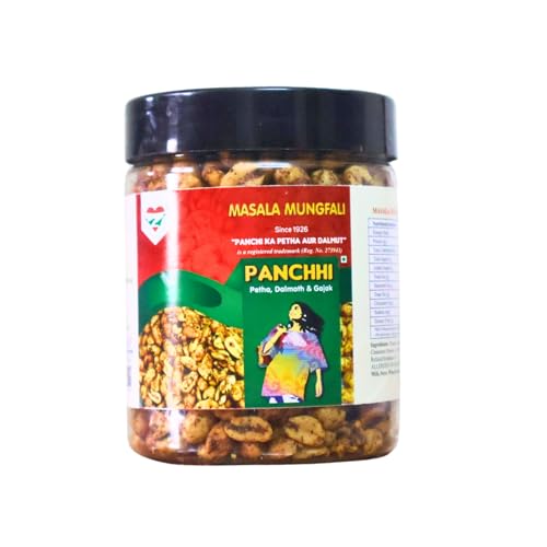 Image of Panchi Tasty Besan Mungfali Namkeen (300g Pack of 1) Crunchy Spicy and Delicious Indian Snack Perfect for Tea Time and Snacking Made with Premium Ingredients