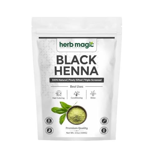 HerbMagic Polvo Henna Negra 100g 100% Natural miniatura 1