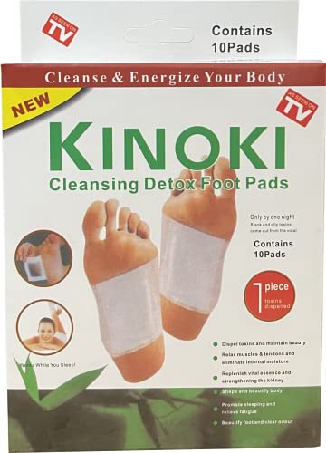 Kinoki Protetores de Pés Detox para Limpeza de Pés Tamanho Único