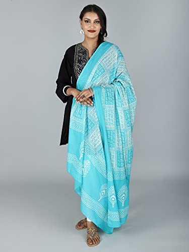 Prayer Shawl with Hare Krishna Hare Ram And Peacock Feather Print Pattern from ISKCON Vrindavan by B3