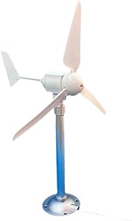 Kleine Windkraftanlage Miniatur Windturbine 30x30x50cm (12x12x20in) DC Ausgang Automatische Lenkung DIY Modell für Schreibtisch & Bildung