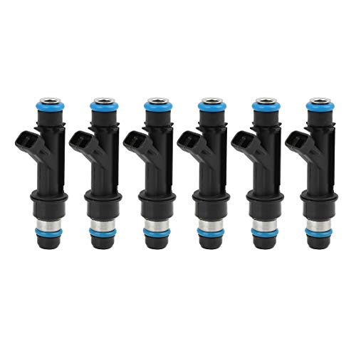 uxcell 6pcs Brand New Fuel Injector 4 Holes Disc for Chevrolet 25313185