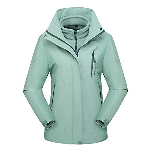 SFE Women Coats Two Pc Set Winter High Collar Detachable Soft Liner Sweatshirt