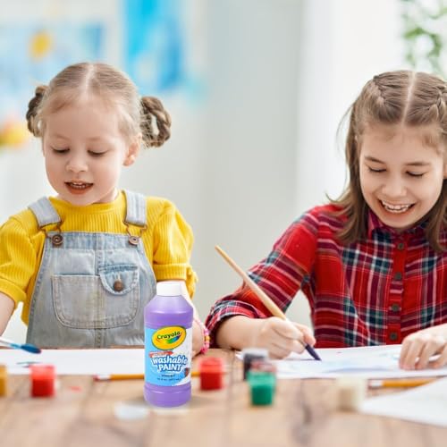 Image of Crayola Washable Paint, Violet, 16oz