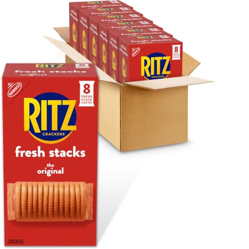 RITZ Fresh Stacks Original Crackers, Travel Snacks, 48 Multi Snack