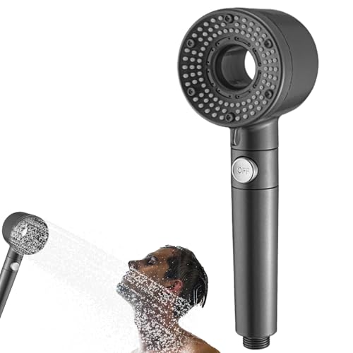 Baoqifong Cabezal De Ducha Con Filtro - Cabezal De Ducha De Alta Presión | 5 Modos De Pulverización Ajustable Alcachofa De Mano Para Uso En Residencias, Hoteles Y