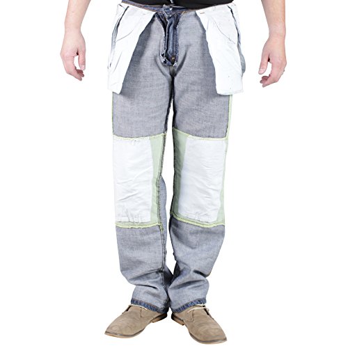 Juicy Trendz Uomo Denim Motociclo Biker Pantaloni