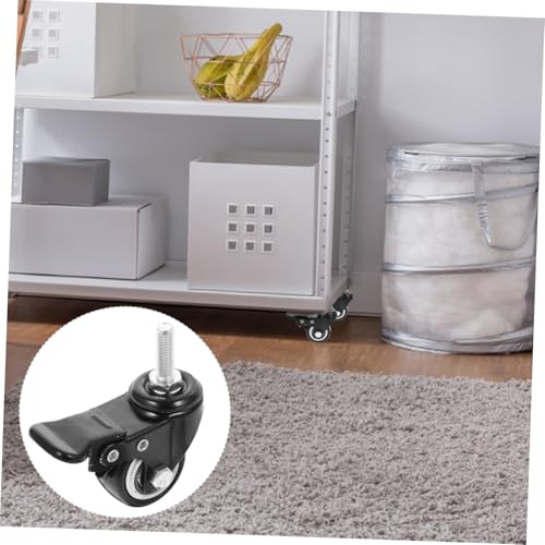Roues de remplacement robustes avec tige filetée pour mobilier d'atelier - 5