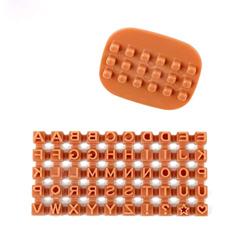 DIY Fondant Moulds Alphabet Letter Cookie Cutter Stamp Press Biscuit Mould Baking Tools