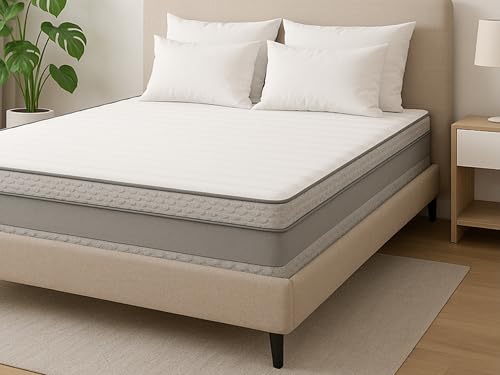DREAMSTAR Comfort - Colchón ergonómico de muelles ensacados de 7 zonas, altura de 18 cm, dureza 3 (H3), 90 x 200 cm