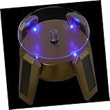 HOODANCOS 1個付 ソーラー 転展示台 脚の 定性 ジュエ や 製 の展示に 音転で撮