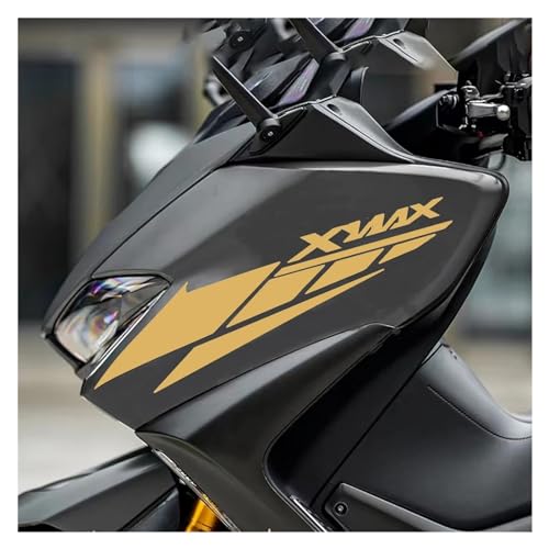 Autocollant moto Xmax 300 400 jaune vinyle adhésif résistant aux UV