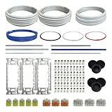 2025年度 第二種電気工事士 技能試験 練習 材料 セット F（全13問 電線1回分 消耗品） 令和7年度 練習用材料 技能試験セット 電材王