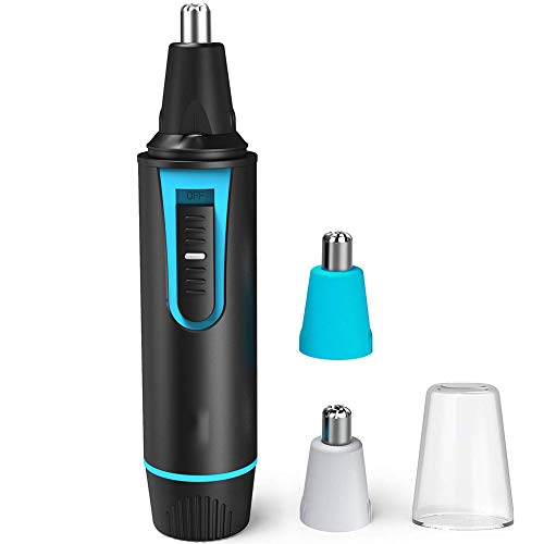 Flepow Mens Nose Hair Trimmer Best Rated, Mini Chooling Nose Hair Trimmer LED Light, Metal Ear Nose Hair Trimmer Usb Easy, Nose Hair Trimmer Pro Painless, Amagarm Groomate Nose Hair Trimmer Manual