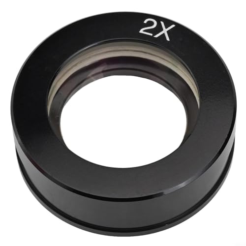 Lente Barlow 0.3X para microscopio de vídeo con conector de 42 mm 3