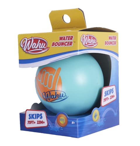 Wahu Water Bouncer Teal - 100% Waterproof Ball Can Skip Over 75 Feet On Water #TOP7