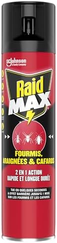 Raid Max Fourmis, Araignées et Cafards - 2 en 1 Action Rapide et ...