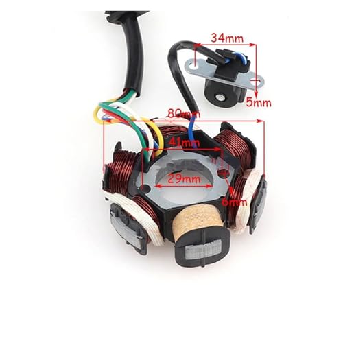 Bobina estator de encendido para motores de arranque eléctrico de ATV y Go Kart 3