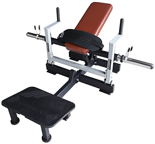 Fitvids Glute Bridge Plate-Loaded Hip Thrust Machine for Butt Shaping and Building Glute Muscles