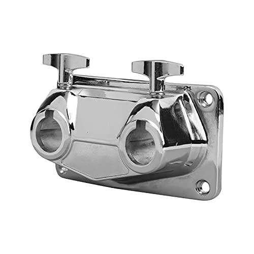 Abrazadera de conexión para soporte de batería de doble orificio, kit de extensión y montaje en aleación de zinc para bastidores de batería miniatura 5