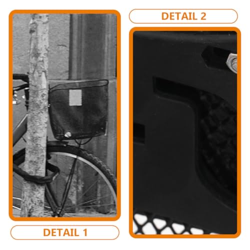 Panier de vélo robuste en fer forgé avec support de fixation durable - 7
