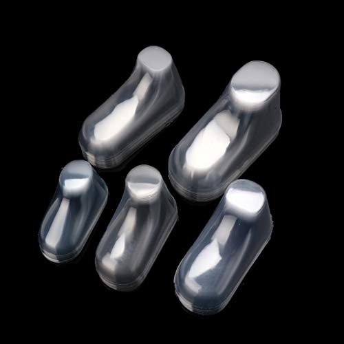 10Pcs Clear Baby Feet Display Showcase Shoe Trees Baby Booties Shoes and Socks3