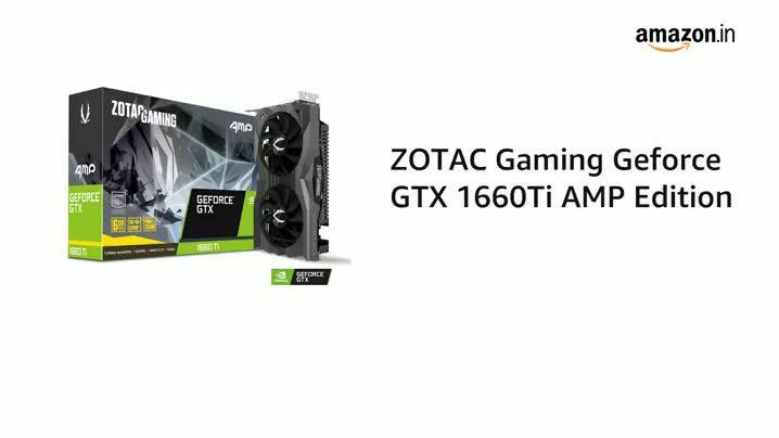 Amazon.in: Buy ZOTAC Gaming Geforce GTX 1660Ti AMP Edition Online