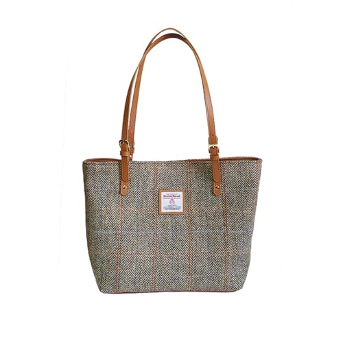 Harris Tweed Large Tote Bag for Women