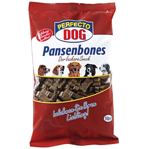 11x 150g Perfecto Dog Pansenbones Leckerlis für Hunde Hundeleckerli Leckerli 1650g