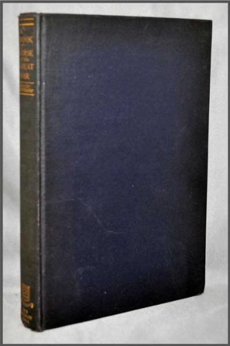 A Book of Verse of the Great War B000OL89UI Book Cover
