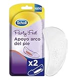 Gel suave para un apoyo cómodo del arco del pie