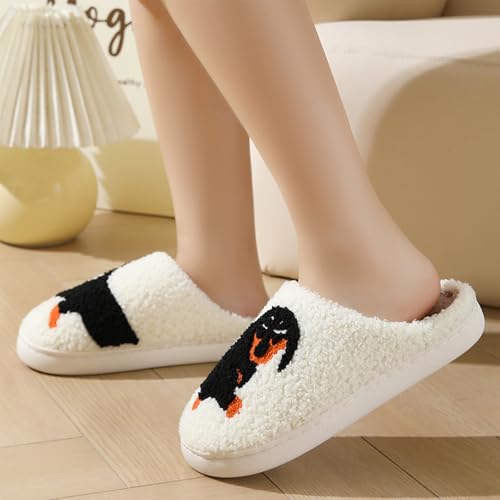 Manooby Animal Slippers for Women Winter Fluffy Plush Women Slippers Cute Cartoon House Slippers Cuddly Warm Shoes Indoor and Outdoor2