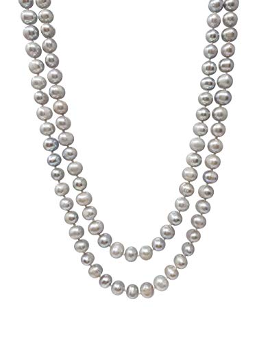 Preisvergleich Produktbild Elegante und klassische Süßwasserperlenkette, 160 cm, Farbauswahl für Frauen