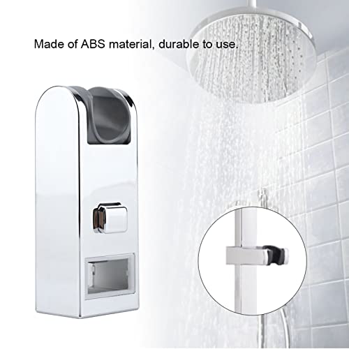 LiebeWH Adjustable Shower Head Holder Hand Shower Slide Bracket Square Height Shower Slider Bar Chrome for Bathroom - Image 3