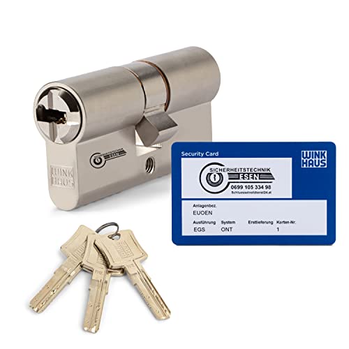 Winkhaus keyTec N-tra Profil-Doppelzylinder Zutrittsorganisation, Schließsysteme für Eigenheime, Objekt- und Wohnungsbau Einzelschließung, Gleichschließend oder als Schließanlage - verschiedene Längen