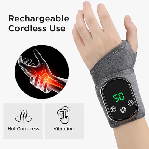 Chaufferette poignet rechargeable avec attache pour main et coude - 5