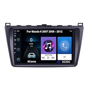 Android Auto Stereo Radiotuner met Bluetooth En Navigatie Voor Mazda 6 2 3 GH 2007-2012 Plug En Play Ondersteuning…