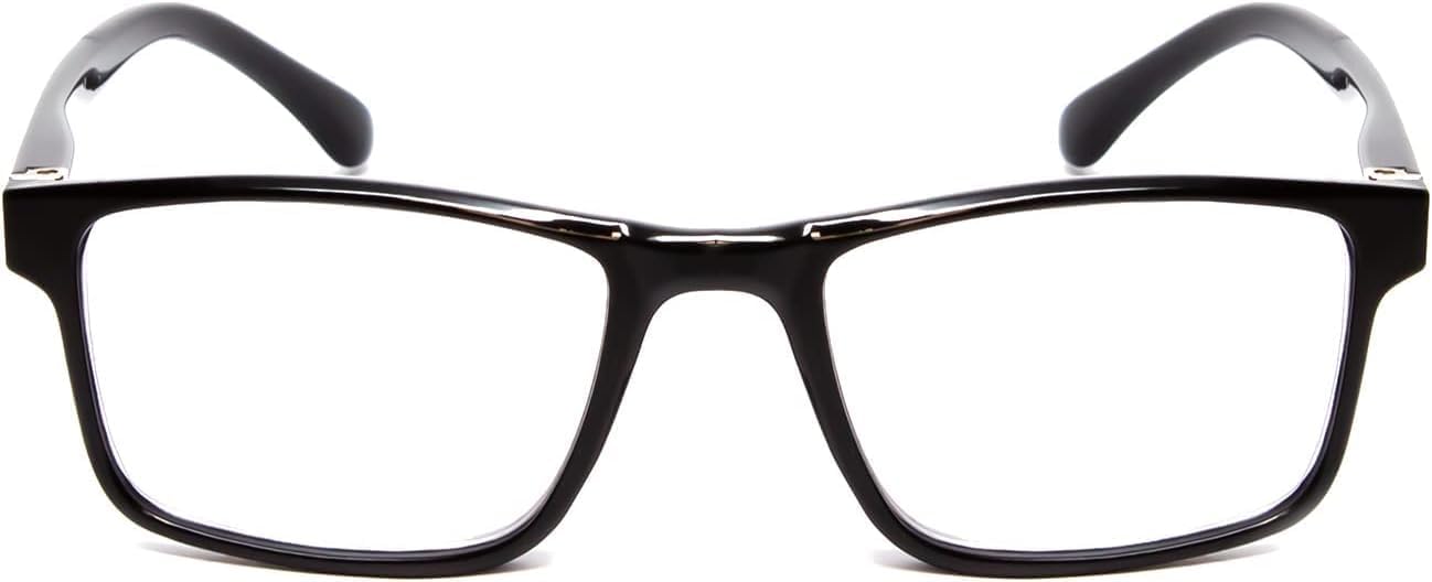 Calabria L2007 Designer Rectangular Reading Glasses Men Women Single Power Readers Stylish Trendy Durable Modern Eyeglasses - Image 3