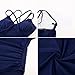 Maternity Monokini One Piece Swimwear Front Crossover Swimsuits Navy Blue M