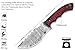 Multi Color Handle Wooden Handmade Damascus Steel Hunting Knife, Hand Forged Camping Knife, Gift For Him TTR-07