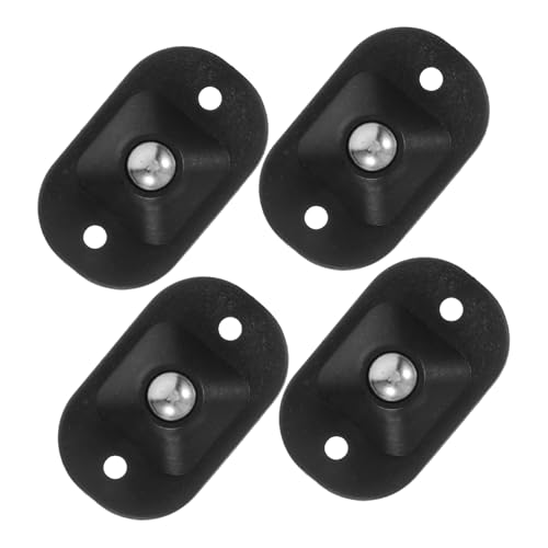 Angoily 4pcs Ball Pulley Small Furniture Castors Adhesive Wheels Swivel for Cart Appliance Use