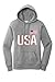 Go All Out Medium Oxford Women USA National Pride Sweatshirt Hoodie