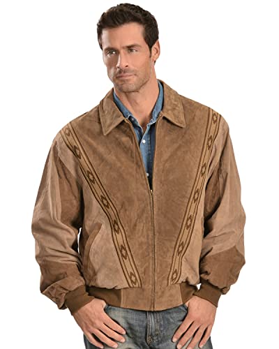 Image of Two-Toned Boar Suede Men's Jacket by Scully