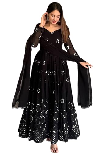 Image of KEDARFAB womens Anarkali Kurta With Dupatta Set