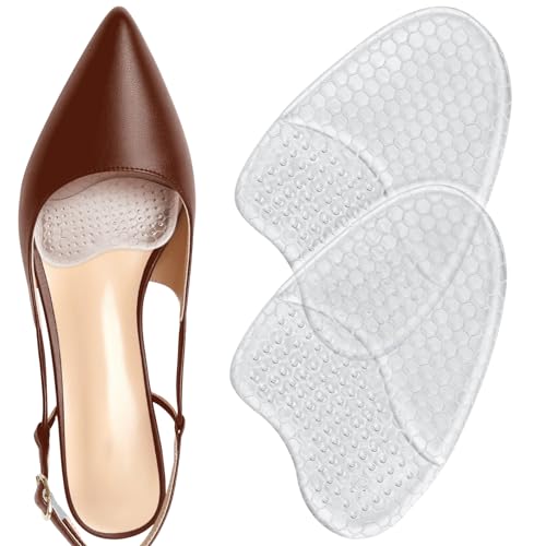 Image of ZAIWOO Metatarsal Pads for Women | Ball of Foot Cushions & High Heel Comfort Pads (1-Pair), Non-Slip Gel Inserts - Pocket-Size Trial Kit