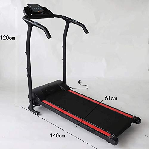 Image of Treadmill, Folding Electric Treadmills with LCD Display and Pulse Rate Grips Smooth Quiet Driven for Home Home Gym Workout Fitness