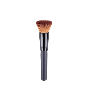 Professional Concave Makeup Brush for Flawless Blending, Soft Synthetic Bristles for Liquid & Cream Foundation