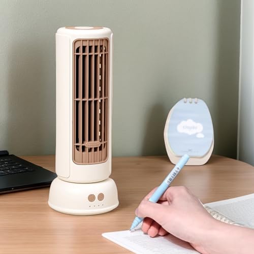 Ventilateur tour pour chambre compact à 3 vitesses pour bureau et maison