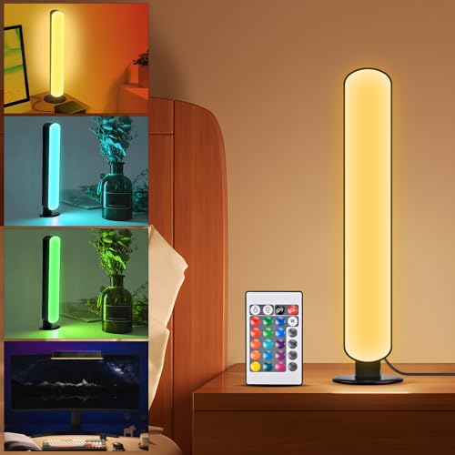 NIKYJM Smart Luces LED Barra Luz LED RGB 25 x 4cm USB Lightbar LED con Control Remoto RGB Lampara para PC LED Gamer Decoración
